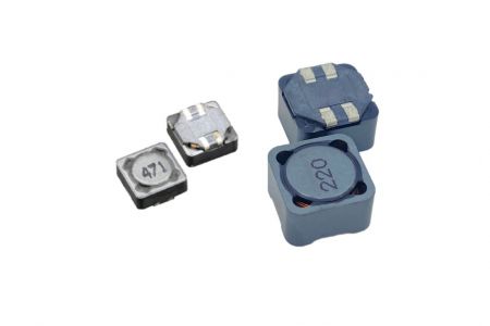 Dual winding shielded power inductor - SMD coupled winding shielded inductor